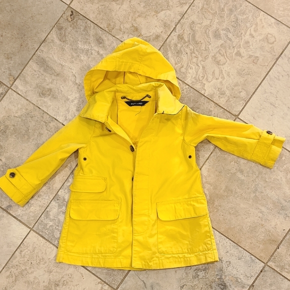 Polo by Ralph Lauren Bright Yellow Kids Raincoat - Picture 1 of 7